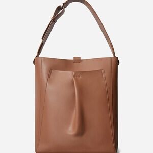 Everlane Tan Italian Leather Studio Bag